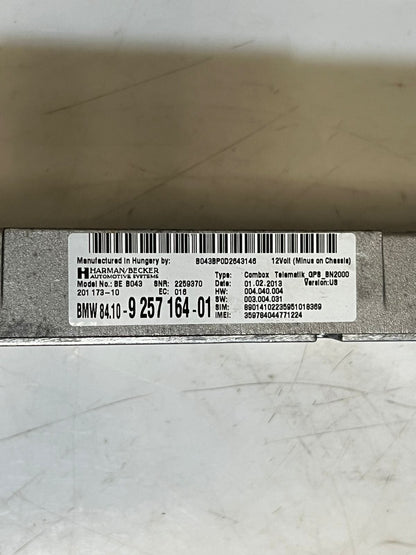 2008-2015 BMW 328i 3 Series X1 X5 HARMAN Telematics Control Module 9257164 OEM