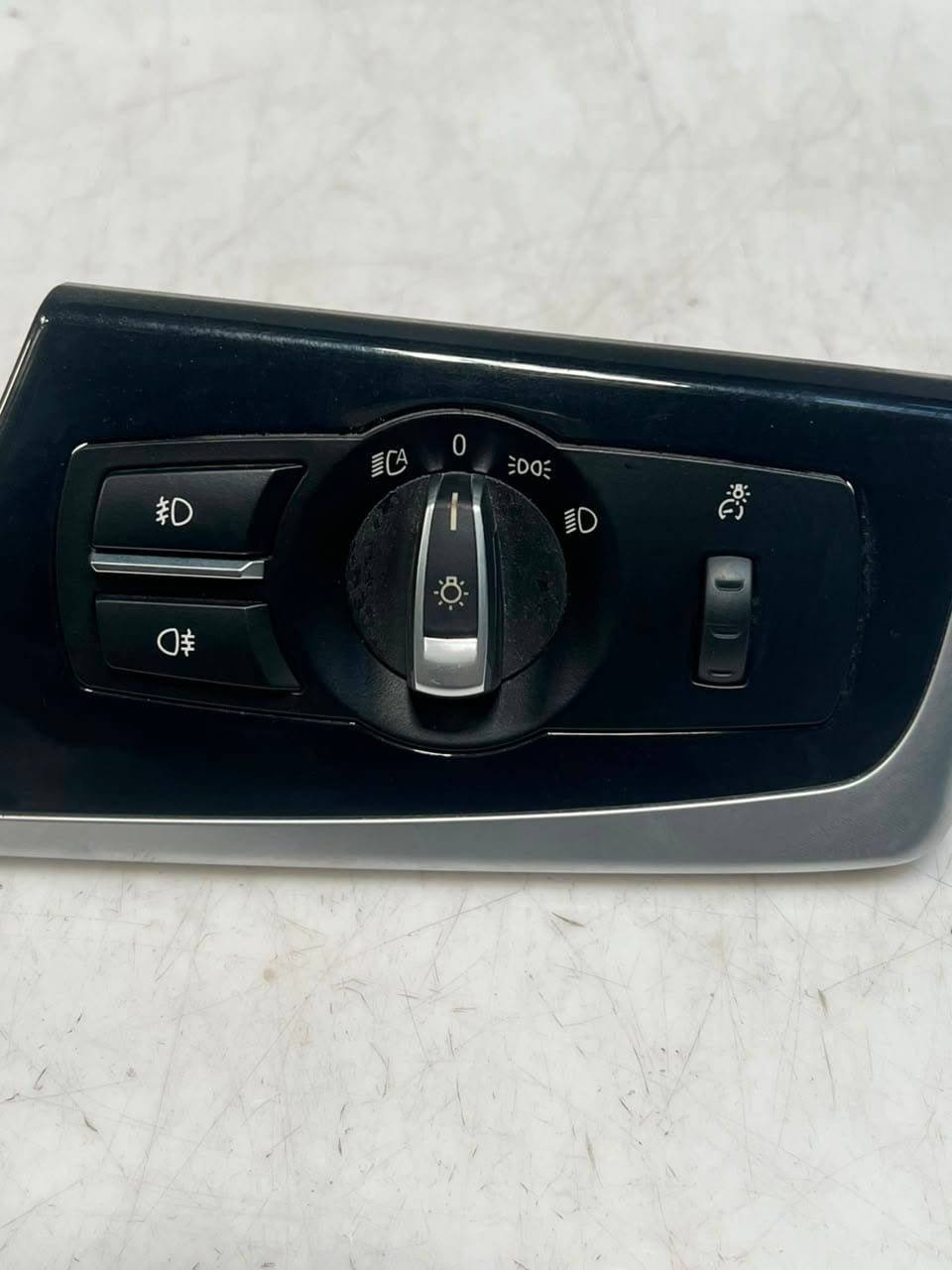 BMW 5 Series F10 F11 Headlight Switch Panel Trim Driver Glossy 9166928 OEM