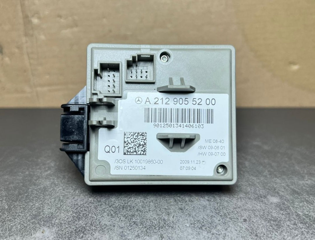 08-14 Mercedes W212 E-Class Ignition Switch Module Unit W/key A212 9055200 OEM