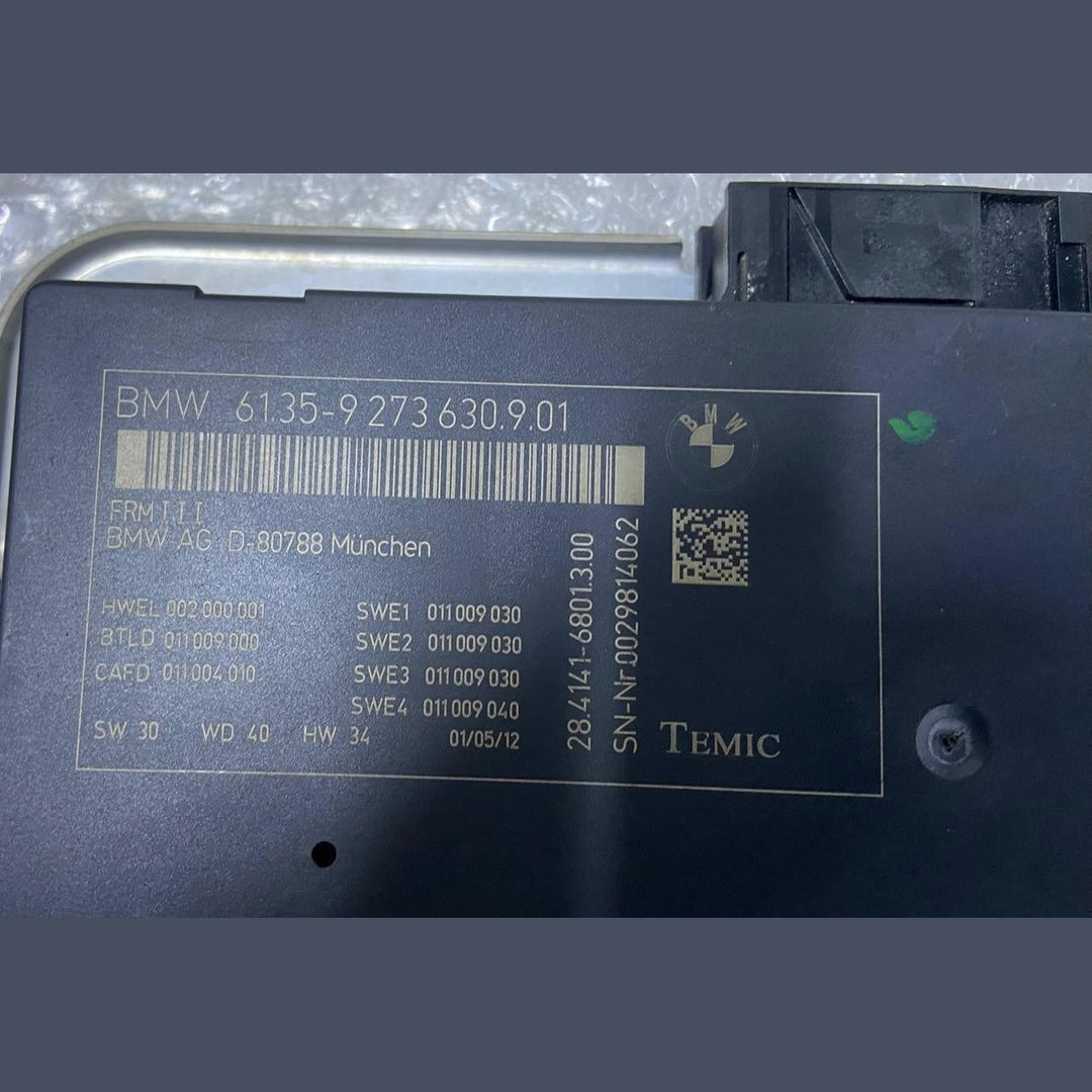 OEM BMW 650XI F06 FOOTWELL LIGHT COMPUTER CONTROL MODULE FRM III 9273630