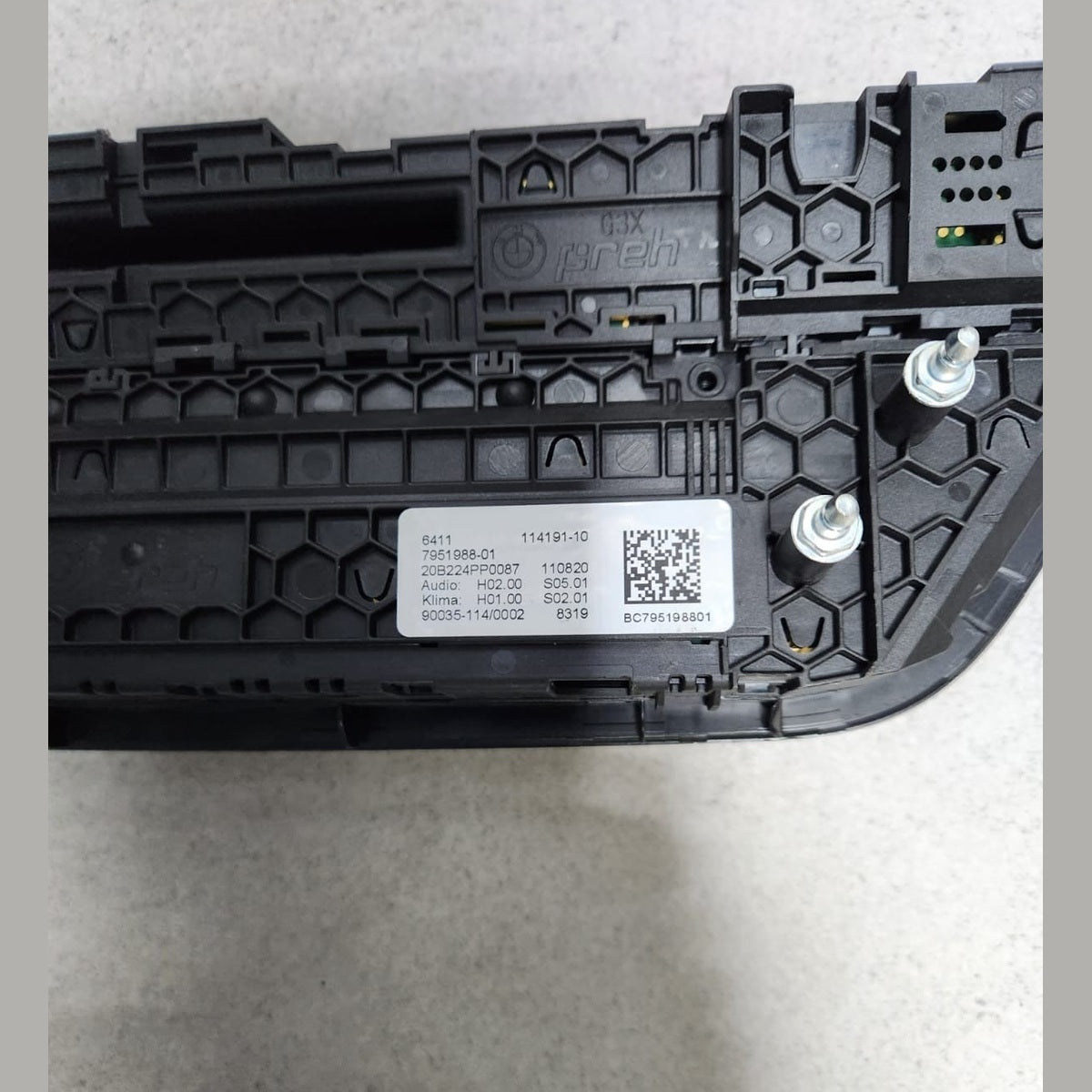 2018-2021 BMW X3 Climate Control Unit 7951988 X3 G01