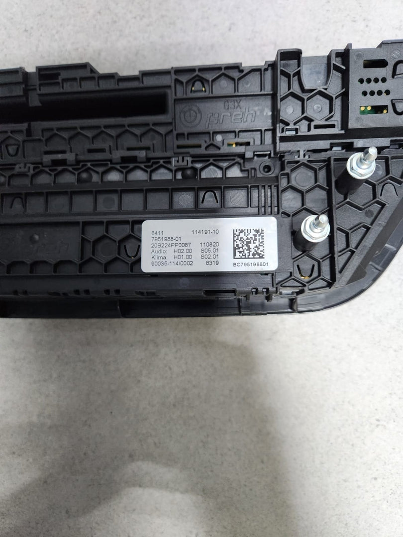 2018-2021 BMW X3 Climate Control Unit 7951988 X3 G01