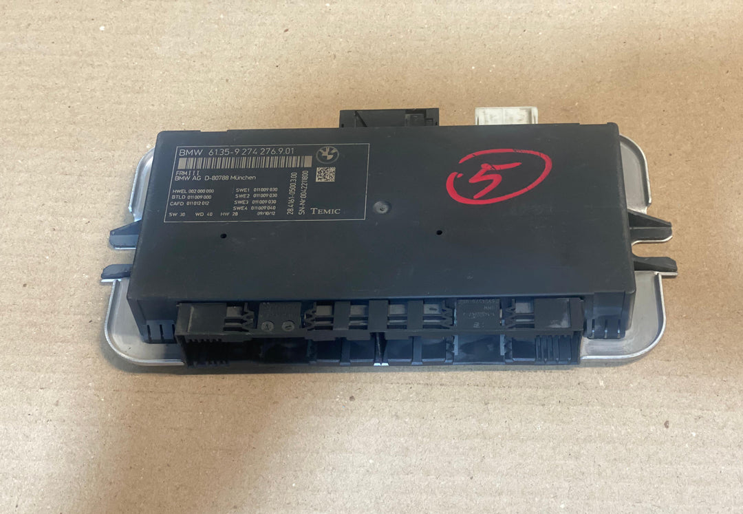 2009-2016 BMW 535i FOOTWELL LIGHT CONTROL MODULE 9274276