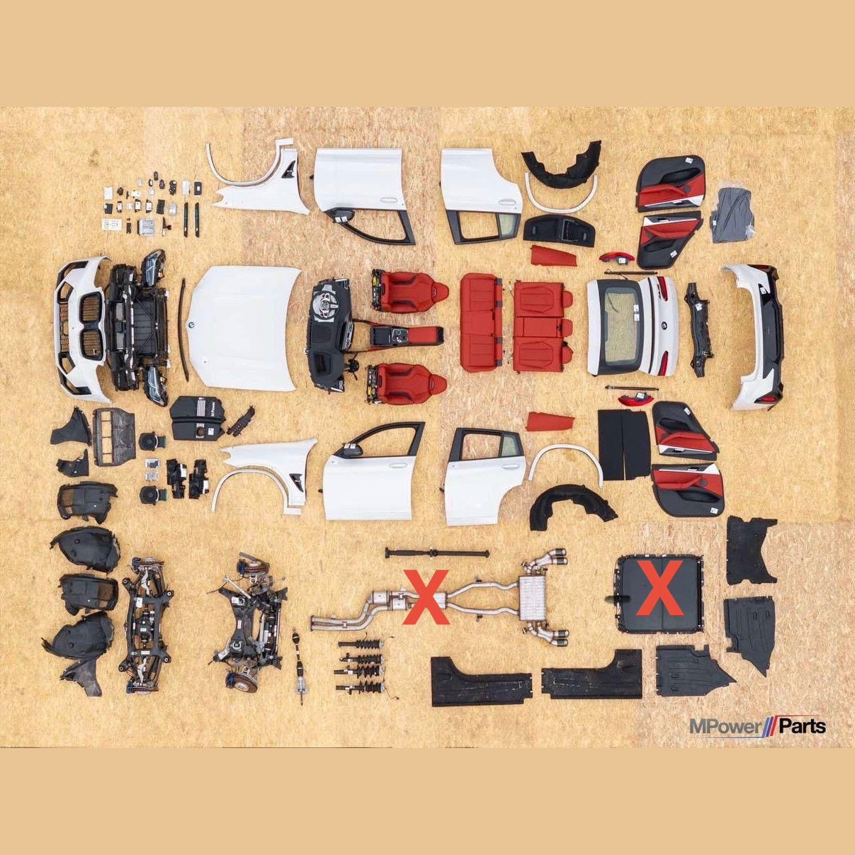 BMW G02 X4 LCI 2024 Complete Body Package