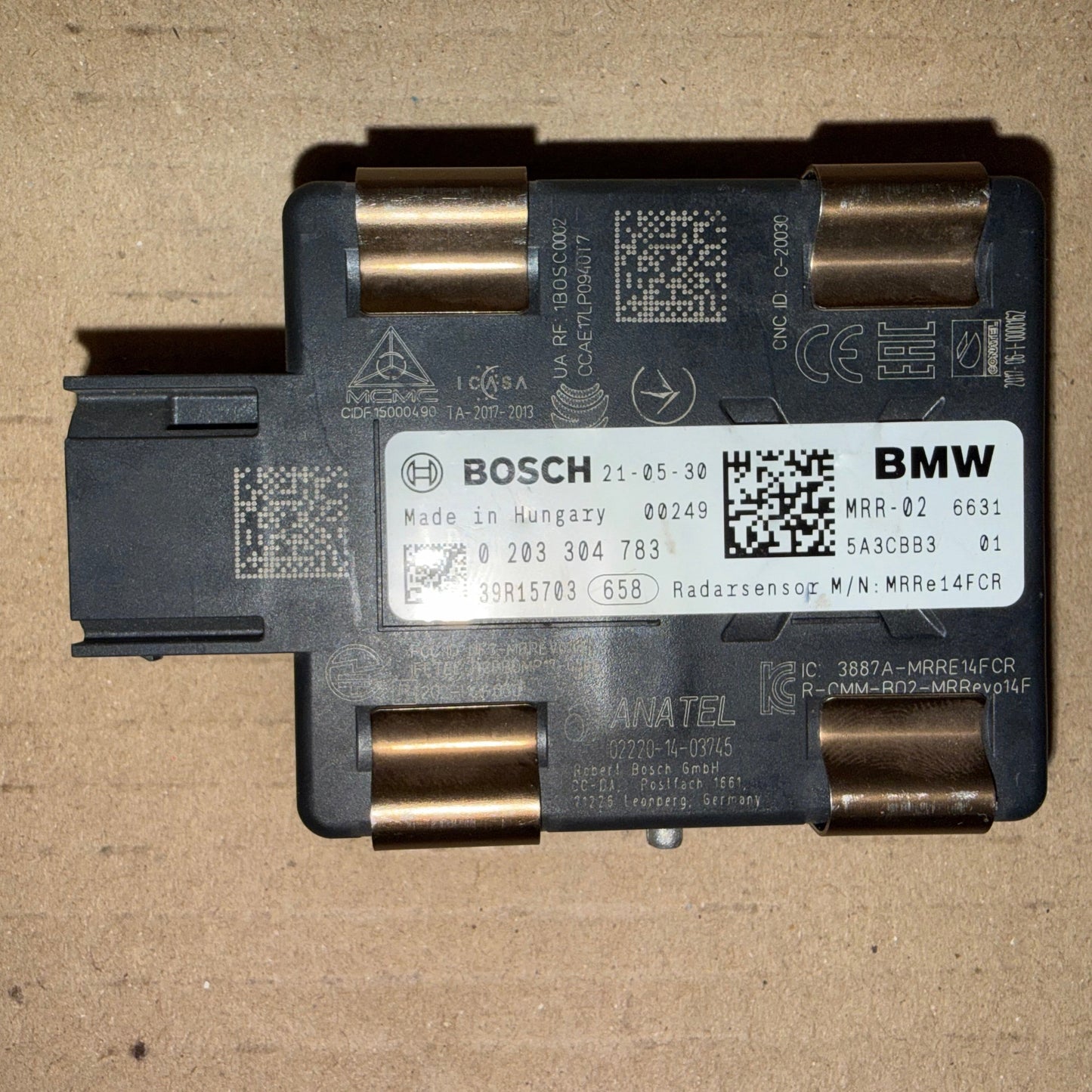 BMW G-Serie 1 2 3 4 X3 X4 X5 X6 X7 Z4 i3 i4 Frontradarsensor ACC 66315A3CBB3