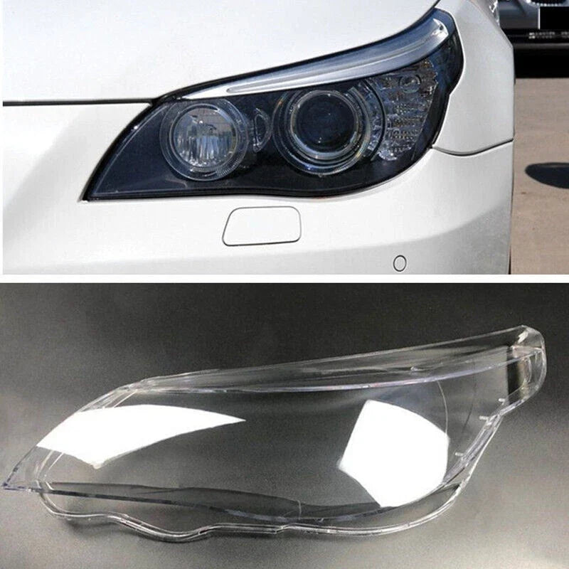 For BMW 5 Series E60 520 523 530i 2004-2010 Left Headlight Lens Cover Shell