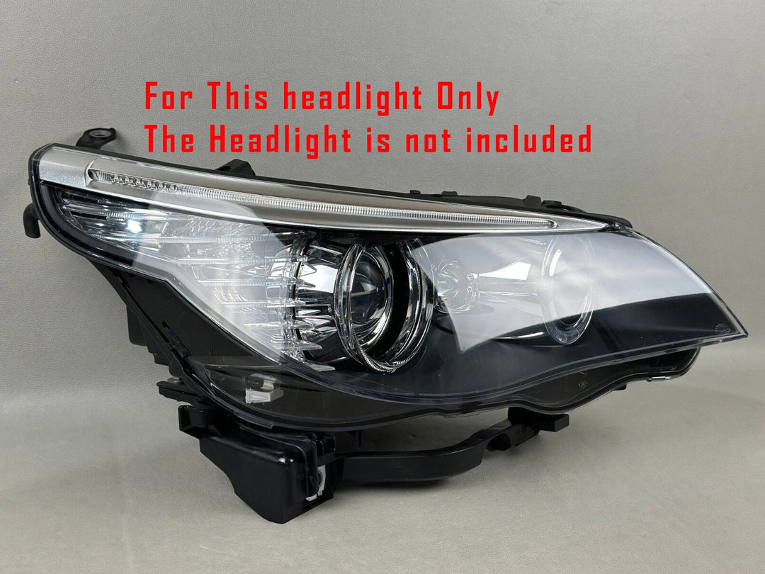 Passenger Side PC Headlight Lens Cover For 04-10 BMW E60/E61 5-Series Sedan M5 RIGHT