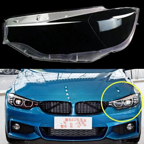 For BMW 4-Series F32 F33 F36 14-2020 Left Side Headlight Lens Cover+ Seal Glue