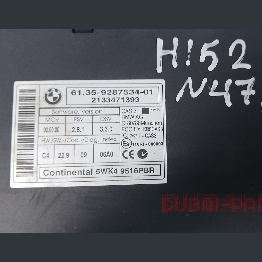 BMW X1 18d 2014 E84 N47N ENGINE CONTROL ECU UNIT KIT DDE 8574351