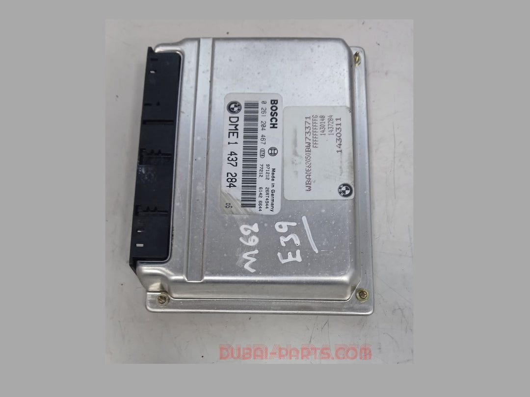 BMW 540i M62 E39 ENGINE CONTROL ECU UNIT MODULE ECM DME 1437284