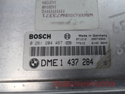 BMW 540i M62 E39 ENGINE CONTROL ECU UNIT MODULE ECM DME 1437284