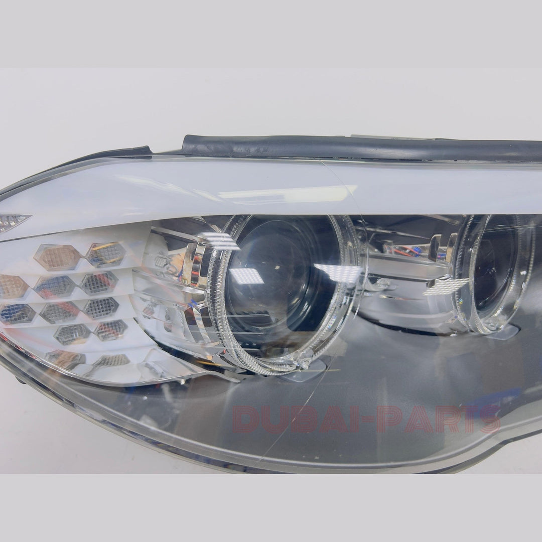 مصباح أمامي أصلي من هيلا ثنائي زينون لسيارات BMW الفئة الخامسة F10 F11 موديلات 2010-2013، جهة السائق اليمنى، رقم القطعة 7203248