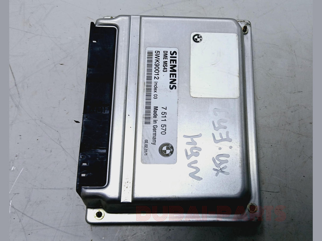 BMW 3,5, SERIES E46 E39 Z3 E36 M54 ENGINE CONTROL ECU MODULE DME MS43 7511570