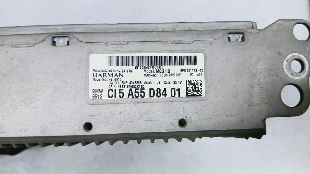 BMW 740i G12 LCI DASH DASHBOARD AUDIO RADIO RECEIVER MODULE  HEAD UNIT OEM 2021  CI 5A55D84