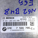 BMW 7 SERIES E65 N62 ENGINE CONTROL UNIT ECU KIT DME 7566706
