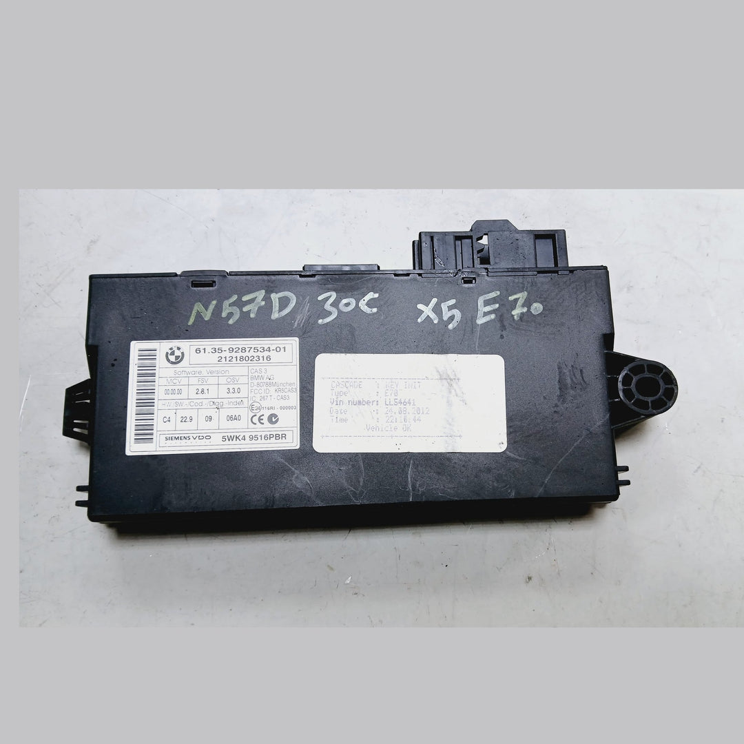 BMW X5 E70 N57D Motorsteuergerät-Kit DDE 8519147