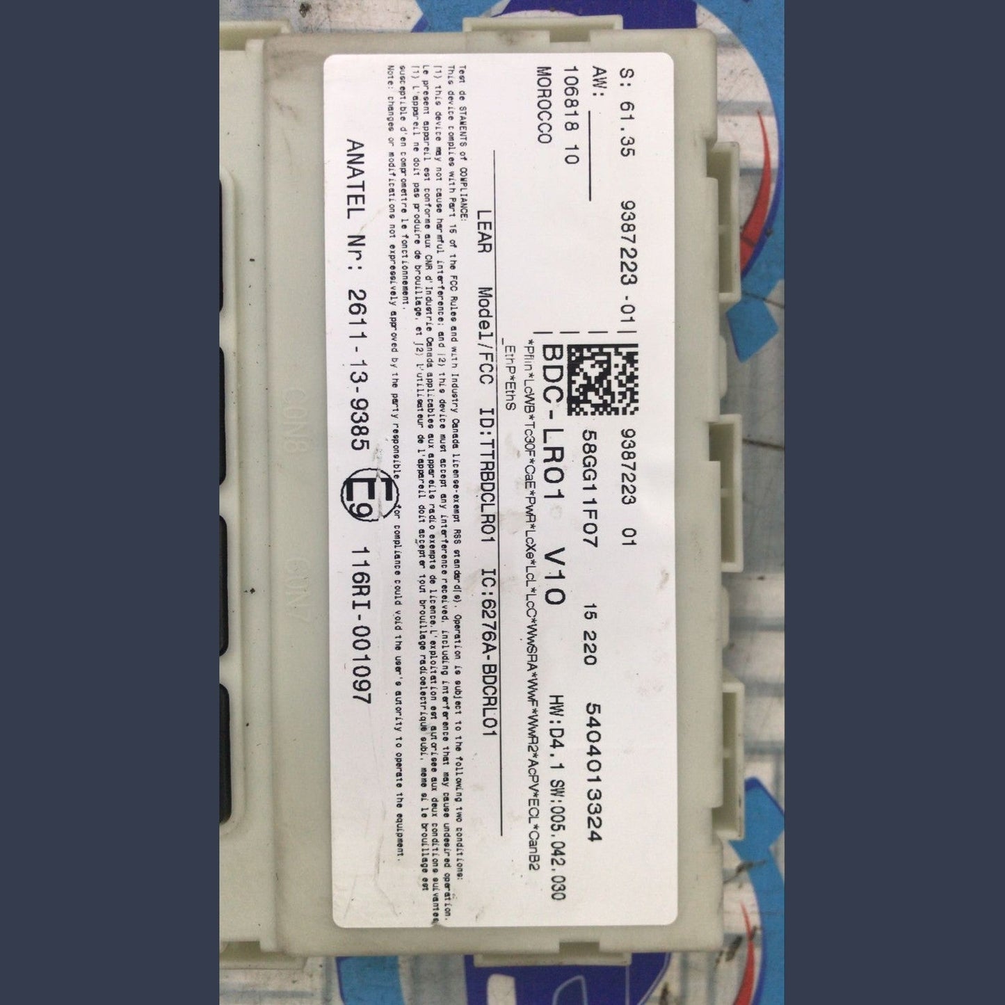 مجموعة وحدة التحكم الإلكترونية (ECU) لسيارة BMW X1 F48 B48 2.0i موديل 2016، رقم القطعة 8654466