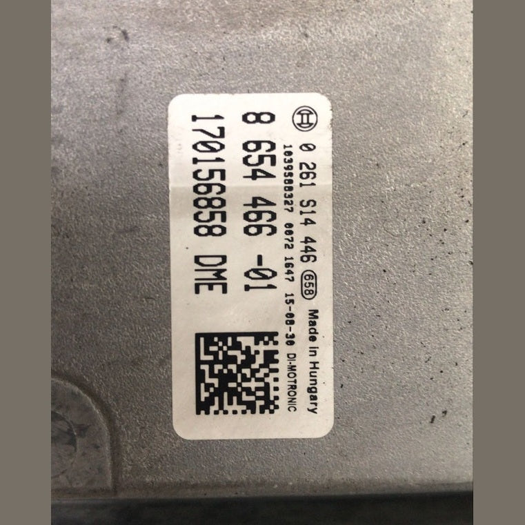 مجموعة وحدة التحكم الإلكترونية (ECU) لسيارة BMW X1 F48 B48 2.0i موديل 2016، رقم القطعة 8654466