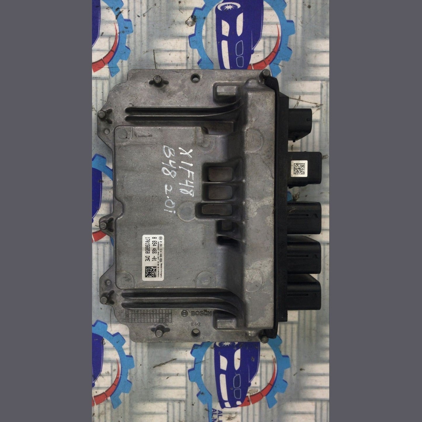 مجموعة وحدة التحكم الإلكترونية (ECU) لسيارة BMW X1 F48 B48 2.0i موديل 2016، رقم القطعة 8654466