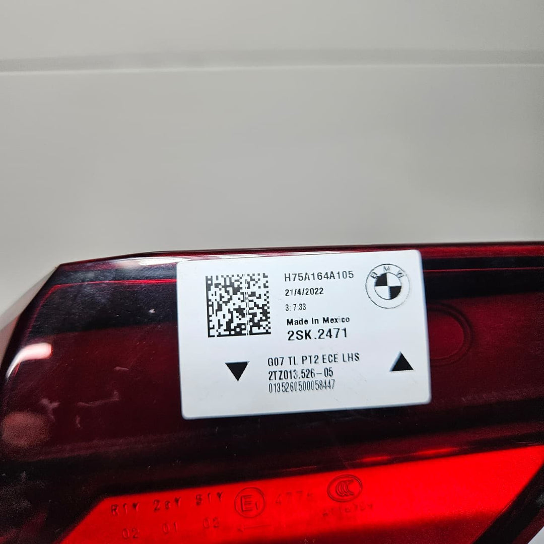 OEM BMW X7 G07 Rear Taillight H75A164A105 LHS