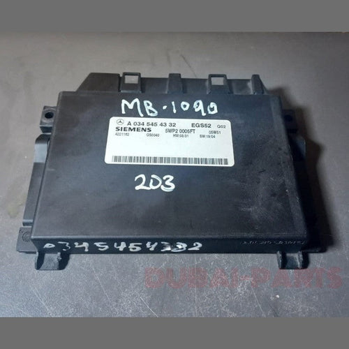 03-06 MERCEDES W203 C-CLASS TRANSMISION CONTROL GEAR BOX MODULE A034 5454332 OEM