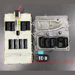 ☑️ 2014-2016 BMW 335i ACTIVE HYBRID F30 3.0 N55 TURBO ECM DME BCM MODULE KEY SET-8604275