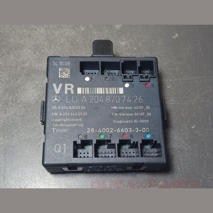 08-15 Mercedes W204 C-Class Front Right Door Control Module A204 8707426 OEM