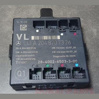 08-15 Mercedes W204 C-Class Front Left Door Control Module A204 8707326 OEM