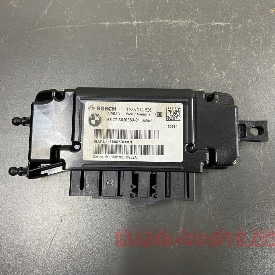 وحدة التحكم في نظام تقييد الحركة التكميلي (SRS) لسيارات BMW F20 F21 F30 F32 F80، رقم القطعة 6826983، أصلية.