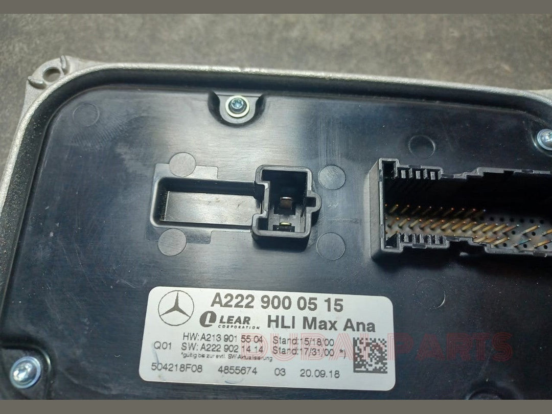 2017-2020 Mercedes-Benz W222 S-Class Led Headlight Module Ballast A222 9000515  OEM
