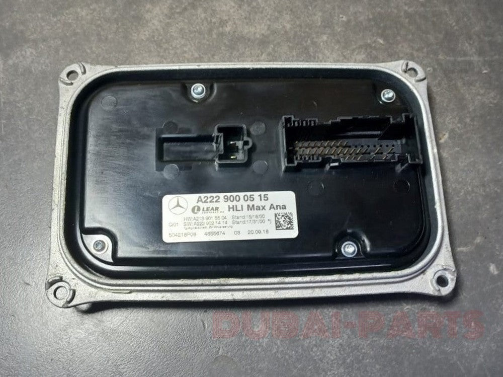 2017-2020 Mercedes-Benz W222 S-Class Led Headlight Module Ballast A222 9000515  OEM