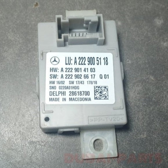 Mercedes Benz W222 Interior Ambient Light Lamp Control Module Unit A222 9005118