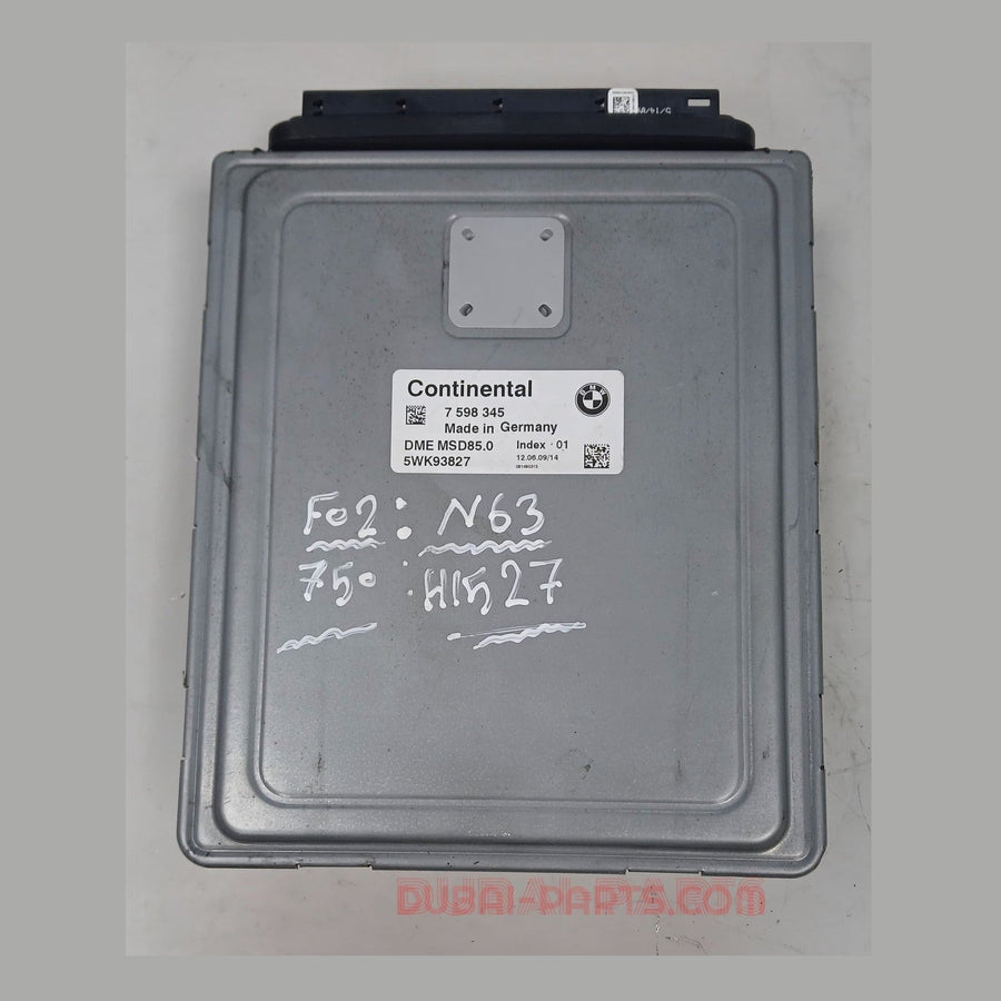 BMW 750Li N63 DME MSD85.0 ENGINE CONTROL UNIT ECU MODULE ECM 7598345