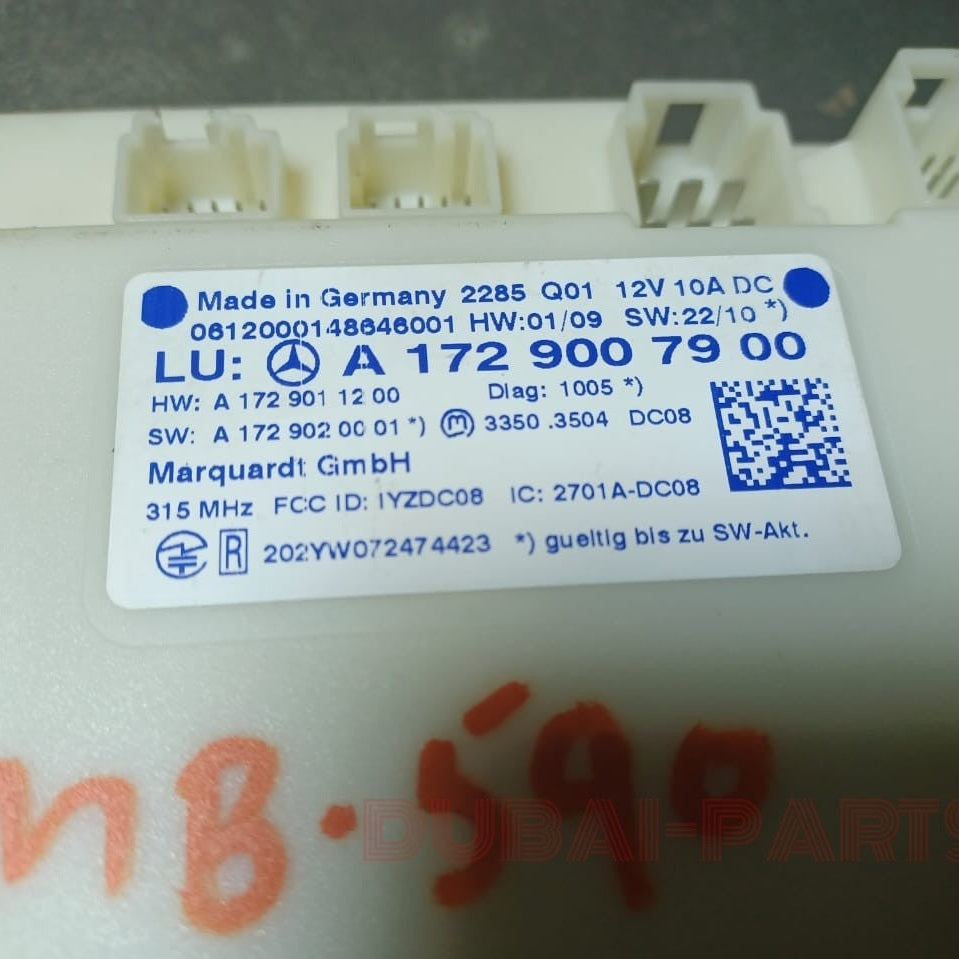 Mercedes-Benz C350 W204 Keyless Go Ignition Control Module Unit A172 9007900 OEM