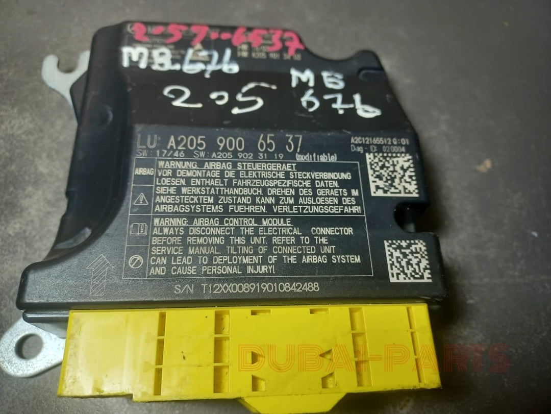 2015-2020 Mercedes-Benz C-Class W205 Air SRS bag Control Module A205 9006537 OEM