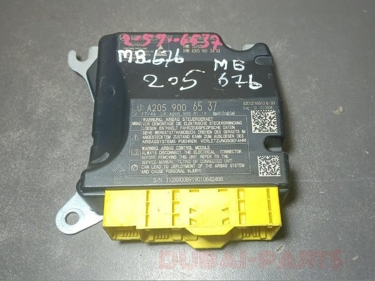 2015-2020 Mercedes-Benz C-Class W205 Air SRS bag Control Module A205 9006537 OEM