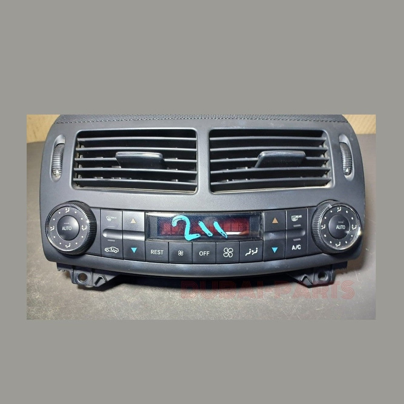 2004-2009 Mercedes-Benz W211 E350 Center Dash AC Heater Air Vent Switch Control Trim A211 8302590 OEM