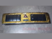 2005-2007 MERCEDES-BENZ C-CLASS W203 HAZARD HEATED UNLOCK CONTROL SWITCH TRIM A203 8702510 OEM