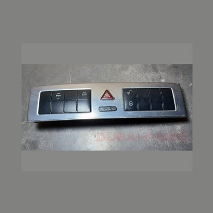 2005-2007 MERCEDES-BENZ C-CLASS W203 HAZARD HEATED UNLOCK CONTROL SWITCH GRAY TRIM A203 8702610 OEM