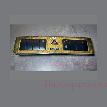 2005-2007 MERCEDES-BENZ C-CLASS W203 HAZARD HEATED UNLOCK CONTROL SWITCH TRIM A203 8702510 OEM