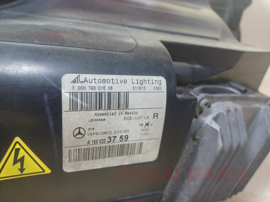 2015-2018 Mercedes-Benz GL350 GL450 W166 Right Side LED Headlight XENON A166 8203759