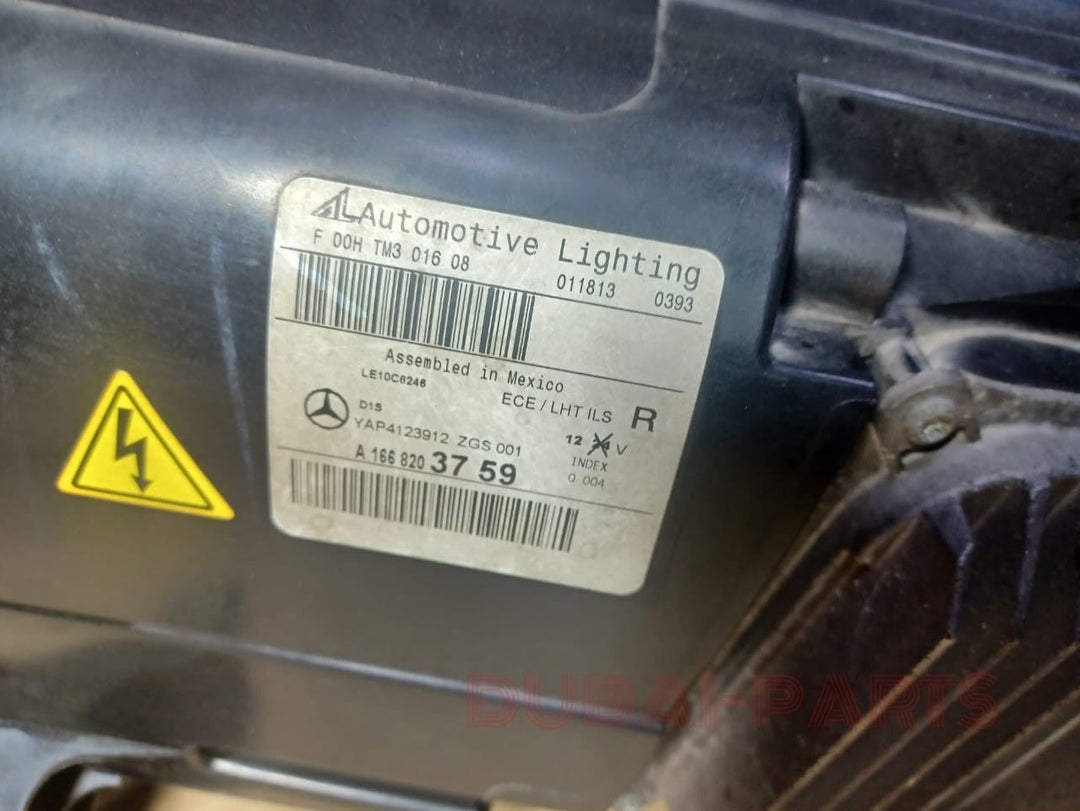 2015-2018 Mercedes-Benz GL350 GL450 W166 Right Side LED Headlight XENON A166 8203759