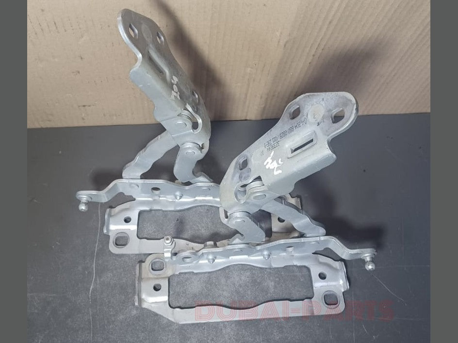 2008-2014 Mercedes-Benz C-Class C300 W204 FRONT RIGHT \ LEFT HOOD HINGE SET PAIR SILVER OEM