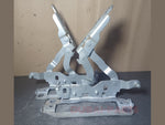 Load image into Gallery viewer, 2008-2014 Mercedes-Benz C-Class C300 W204 FRONT RIGHT \ LEFT HOOD HINGE SET PAIR SILVER OEM
