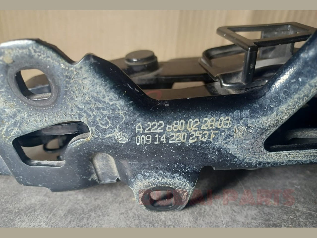 2014-2020 MERCEDES-BENZ S-CLASS FRONT RIGHT & LEFT HOOD HINGE BRACKET SET