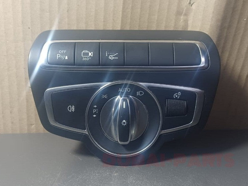 2015-2020 Mercedes-Benz C-Class W205 C300 Headlight Switch Black A205 9051810 OEM