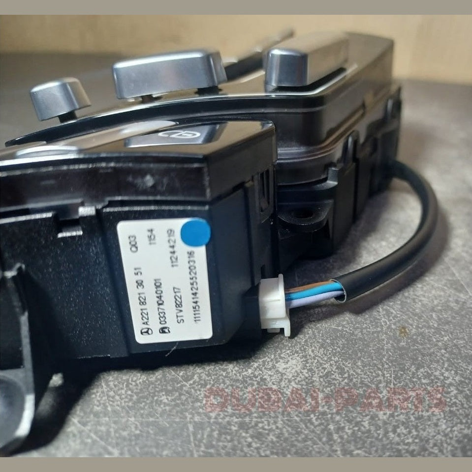 2006-2013 MERCEDES-BENZ W221 S-CLASS FRONT PASSENGER SEAT CONTROL SWITCH UNIT LHD A221 8701879 OEM