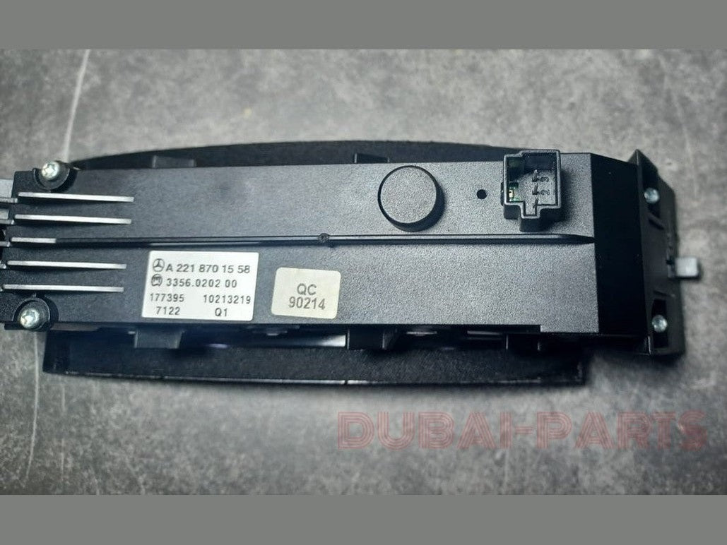 2007-2014 Mercedes-Benz W221 S550 S400 Dashboard Dash Control Switch Panel A221 8701558 OEM
