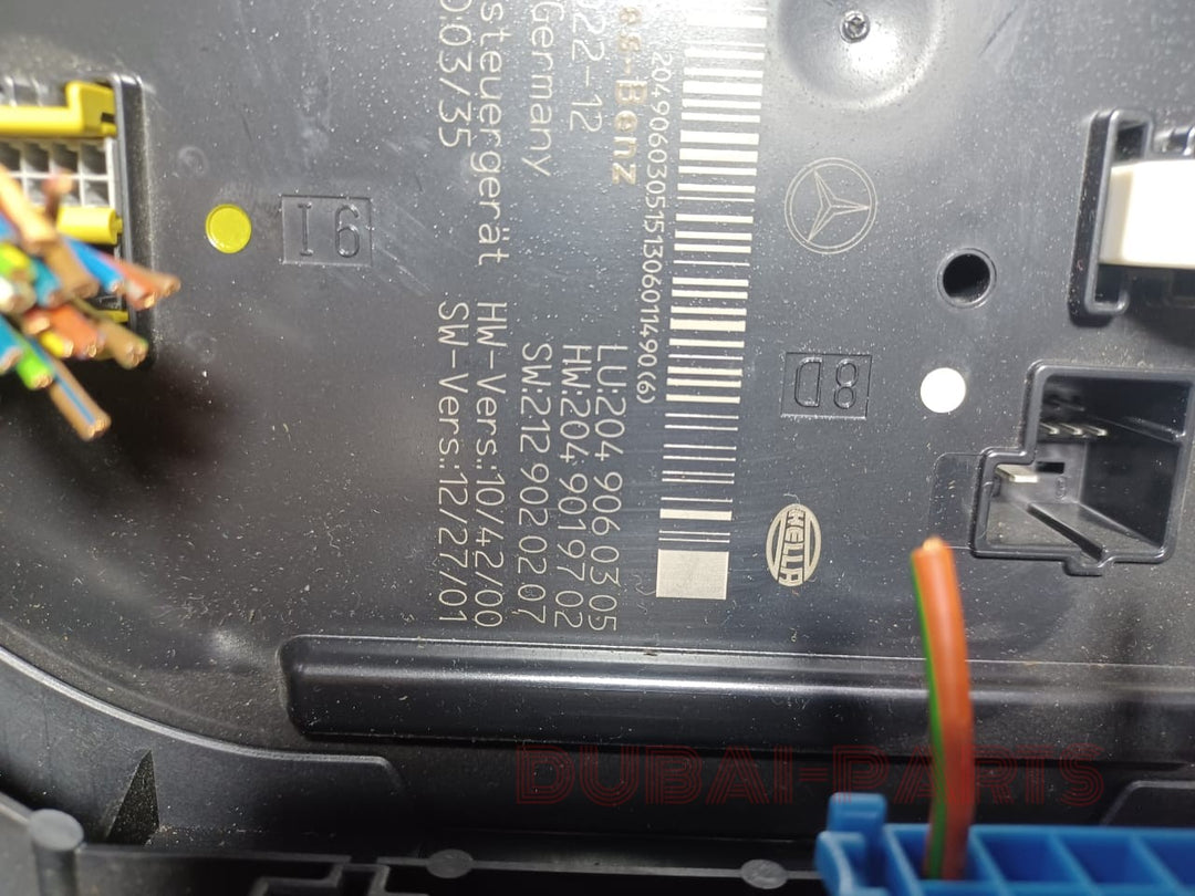 2010-2014 Mercedes-Benz C-Class W204 C250 C300 C350 Rear SAM Relay Fuse Box Assembly A204 9060305 OEM