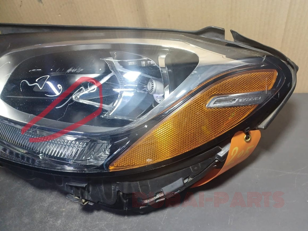 2015-2018 Mercedes Benz C-Class W205 C300 Front Left Head Light A205 9066902 little Scratch